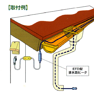 雨樋用ヒーター