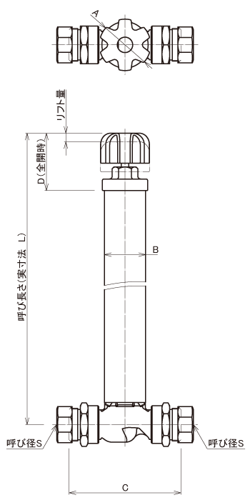 不凍水抜栓 MT2-P （竹村製作所）
